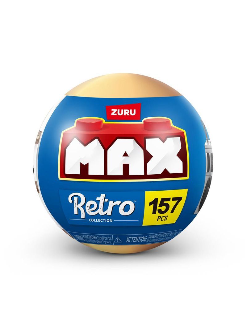 Blocos de montar max premium retrô - rádio 157 pçs