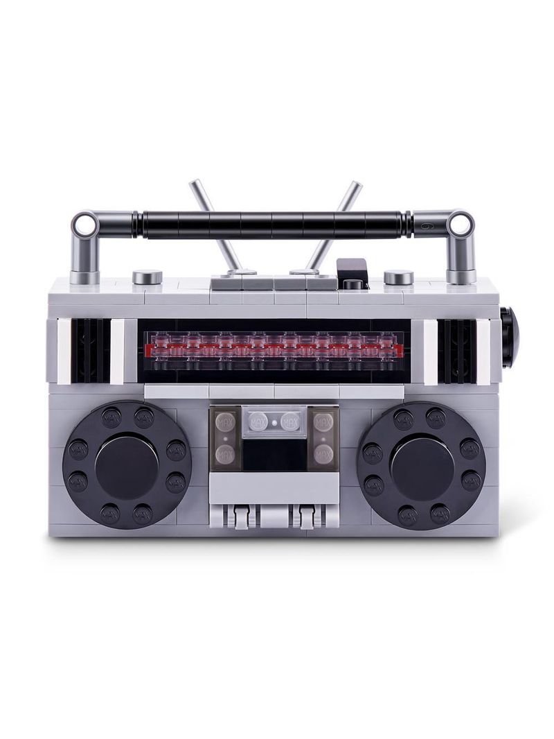 Blocos de montar max premium retrô - rádio 157 pçs