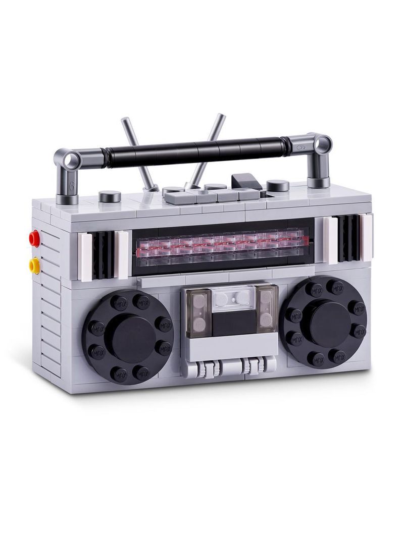 Blocos de montar max premium retrô - rádio 157 pçs