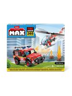 Blocos de montar max city resgate de incêndio 265 peças