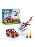 Blocos de montar max city resgate de incêndio 265 peças