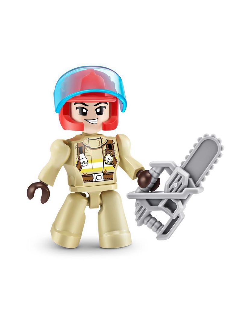 Blocos de montar max city resgate de incêndio 265 peças