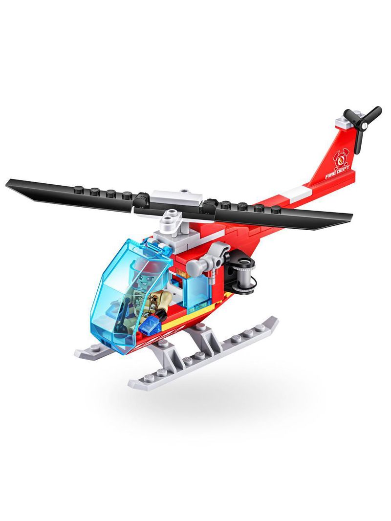 Blocos de montar max city resgate de incêndio 265 peças