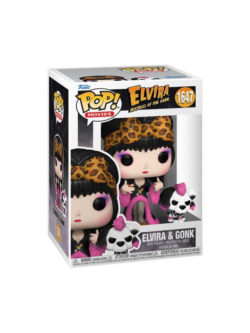 Boneco funko pop! & buddy elvira - elvira e gonk