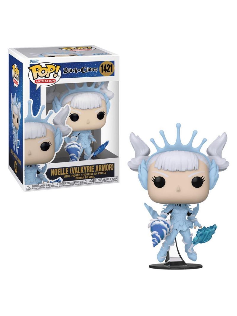 Boneco funko pop! black clover noelle com armadura valkyria