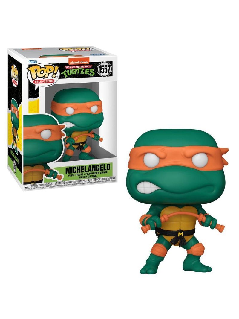 Boneco funko pop! as tartarugas ninja - michelangelo