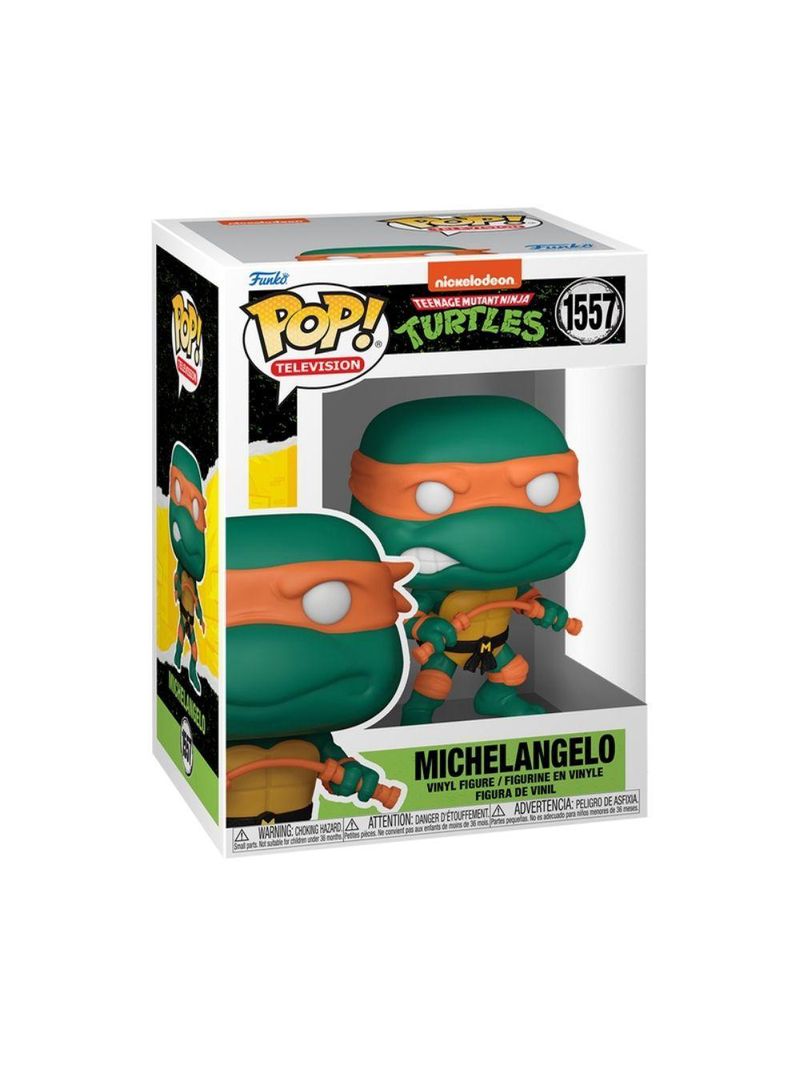 Boneco funko pop! as tartarugas ninja - michelangelo