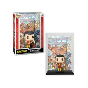 Boneco funko pop! comc cover - liga da justiça da américa: shazam!