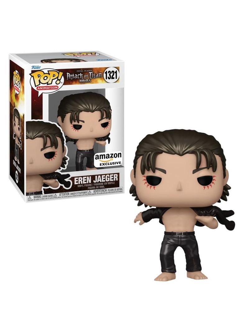 Boneco funko pop! attack on titan - eren jeager