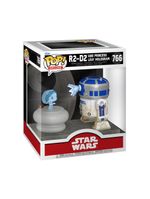 Boneco funko pop! deluxe star wars r2-d2 com leia