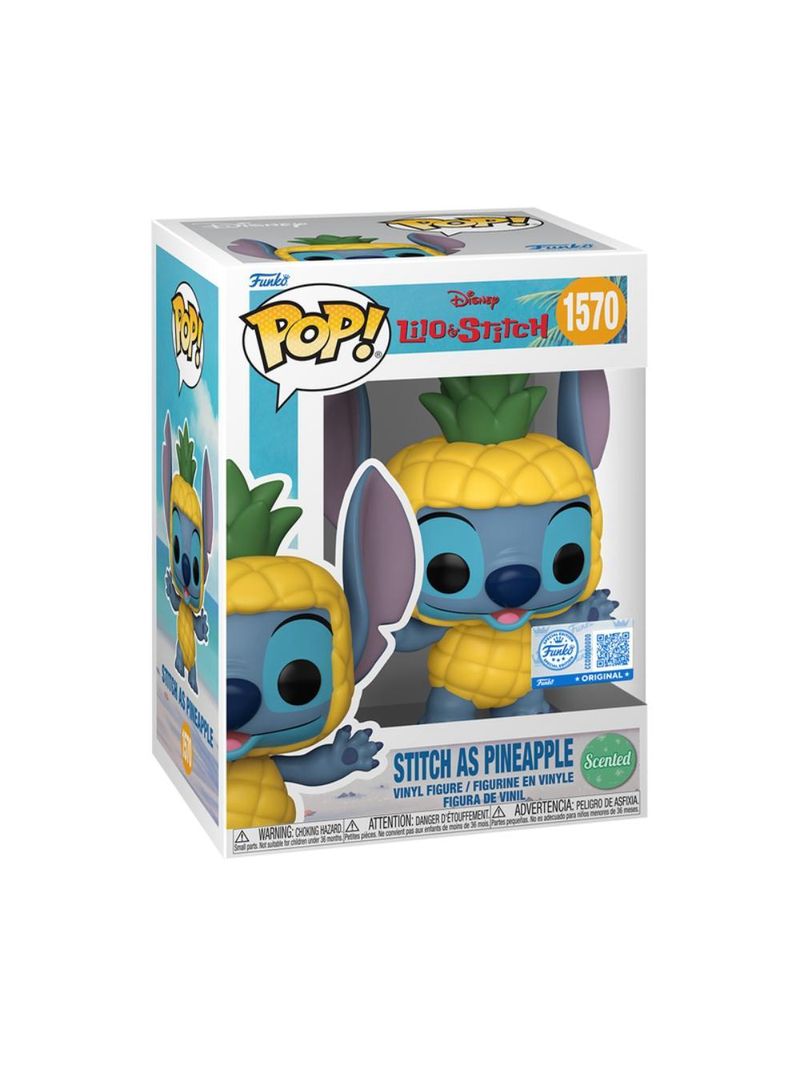 Boneco funko pop! disney lilo & stitch - stitch de abacaxi