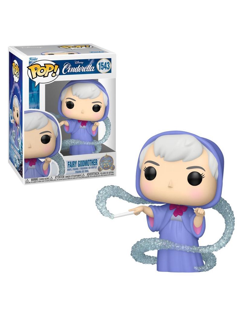 Boneco funko pop! disney cinderela 75 anos - fada madrinha
