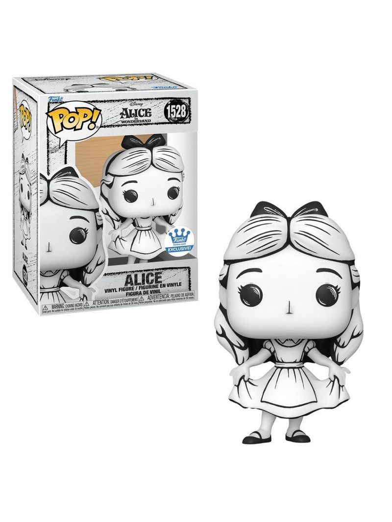 Boneco funko pop! disney esboços - alice