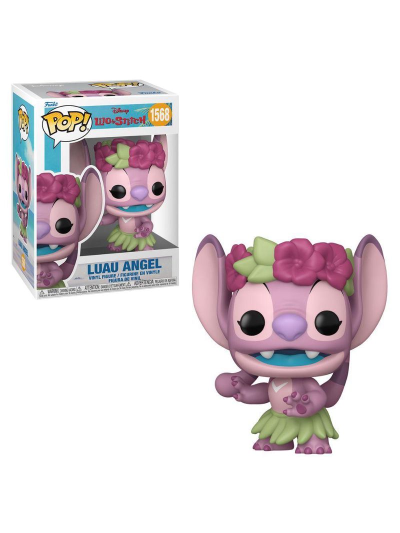 Boneco funko pop! disney lilo & stitch - luau angel