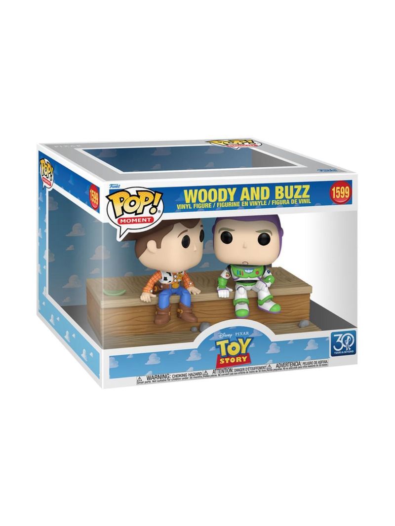 Boneco funko pop! disney toy story 30 anos woody & buzz