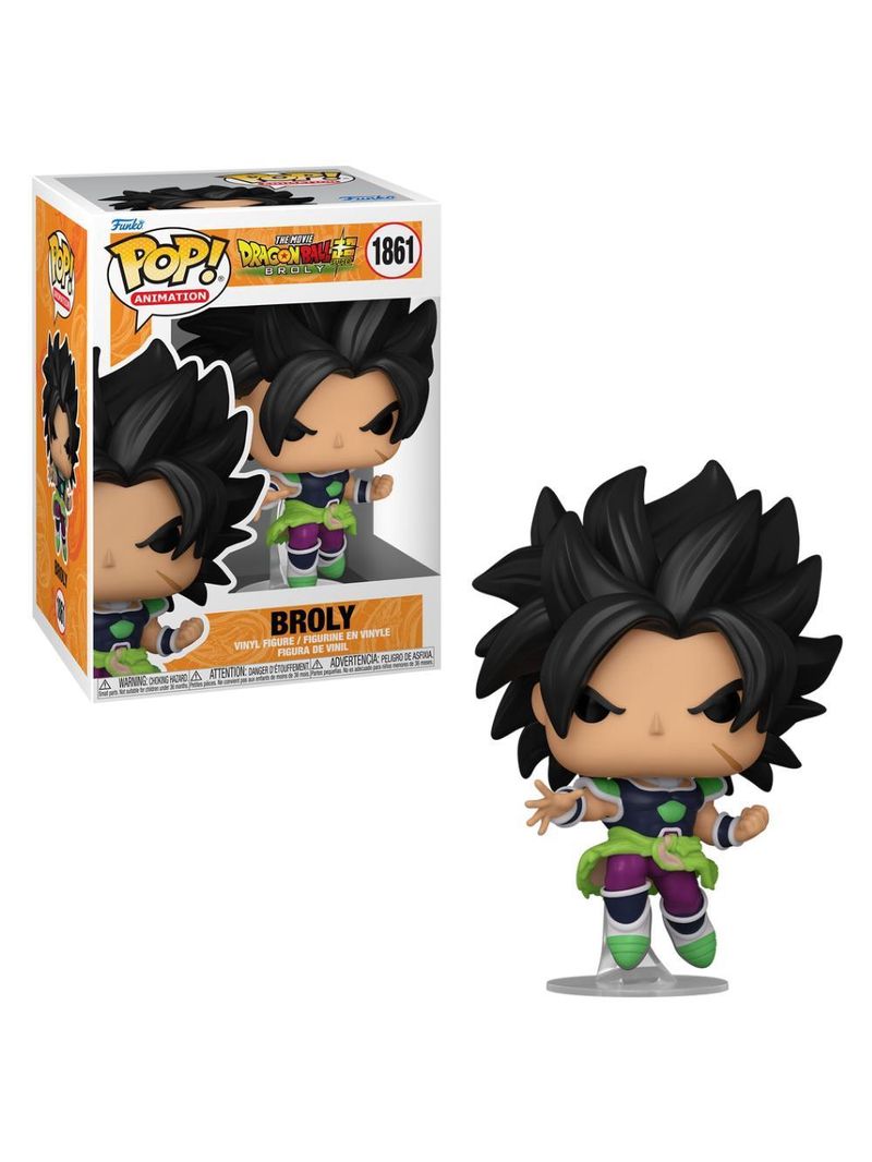 Boneco funko pop! dragon ball super: broly - broly