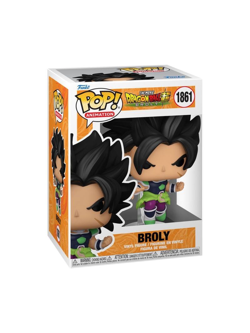 Boneco funko pop! dragon ball super: broly - broly