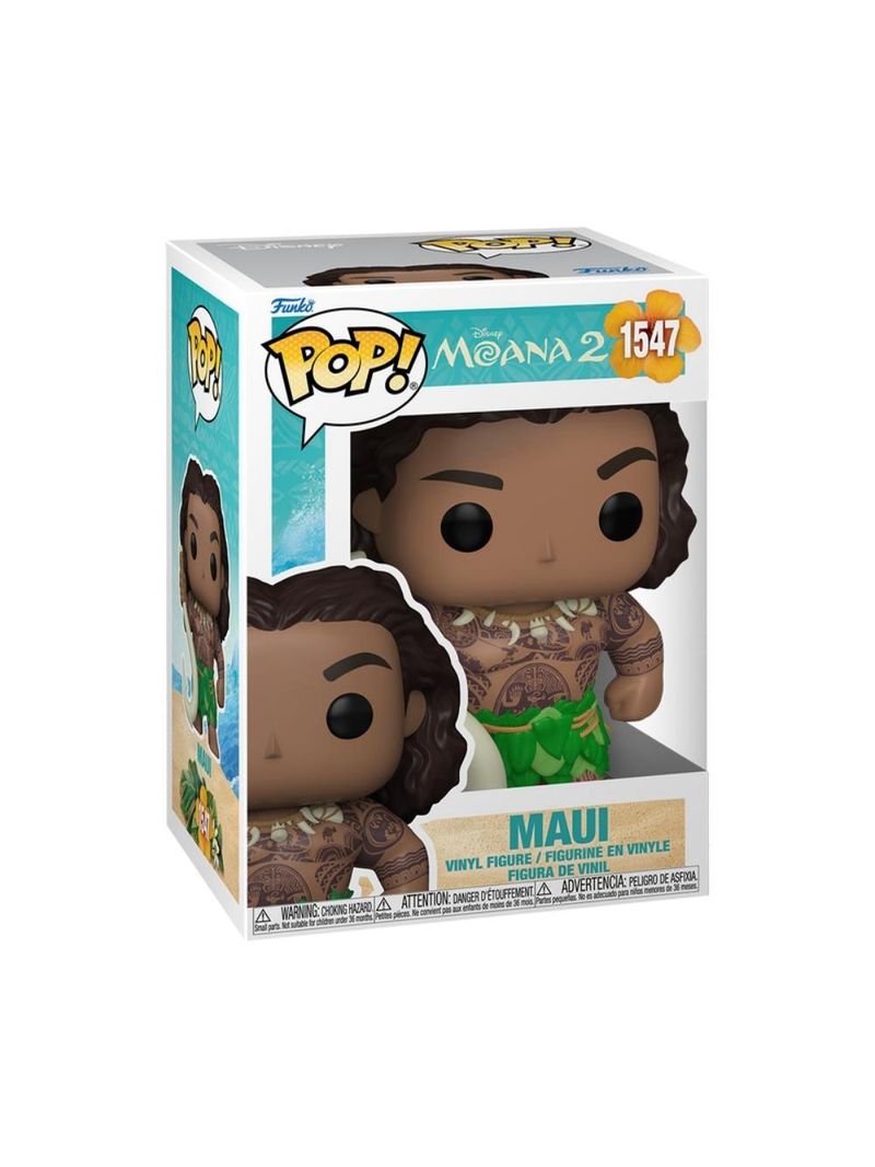 Boneco funko pop! disney moana 2 - maui com anzol