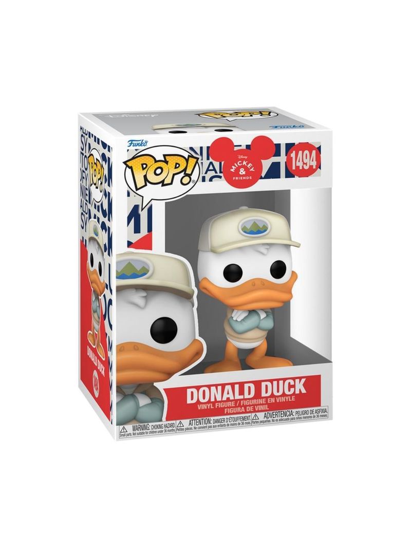 Boneco funko pop! disney vida real - pato donald de moletom
