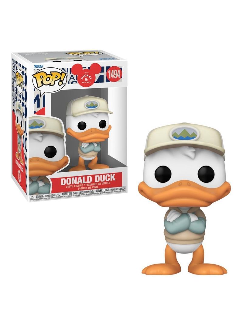 Boneco funko pop! disney vida real - pato donald de moletom