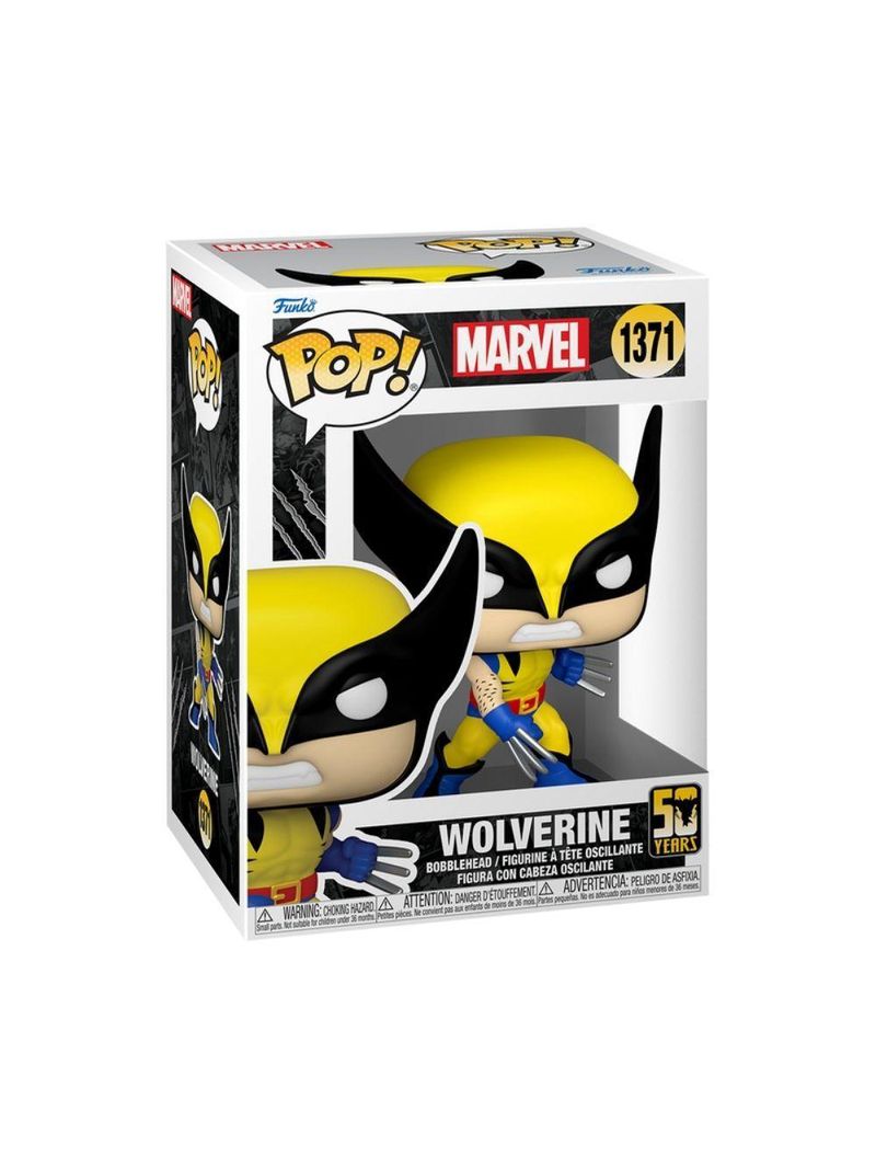 Boneco funko pop! marvel - wolverine 50 anos - wolverine (traje clássico)