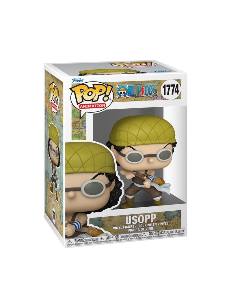 Boneco funko pop! one piece - usopp com estilingue