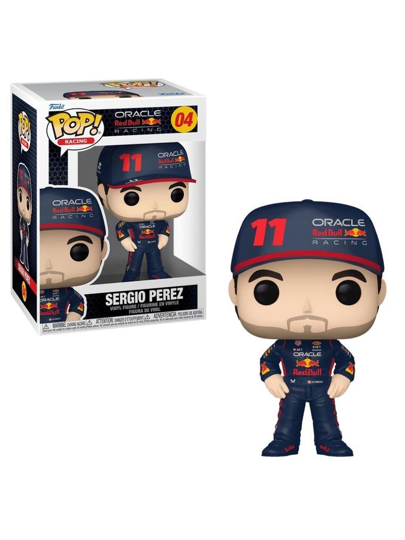 Boneco funko pop! racing oracle red bull - sergio perez