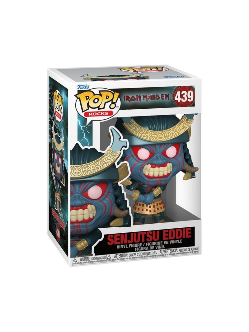 Boneco funko pop! rocks iron maiden - senjutsu eddie