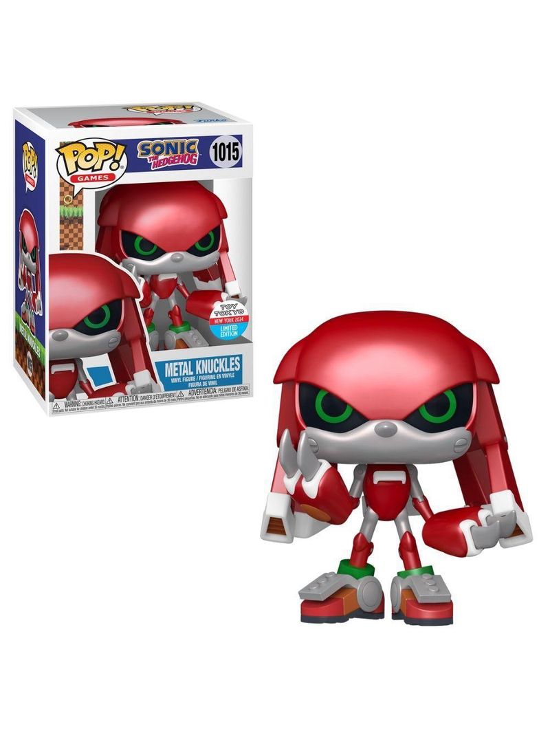 Boneco funko pop! edição limitada nycc24 - sonic - knuckles