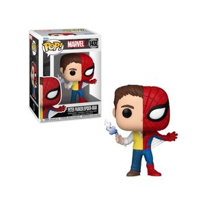 Boneco funko pop! marvel split - peter parker/homem-aranha
