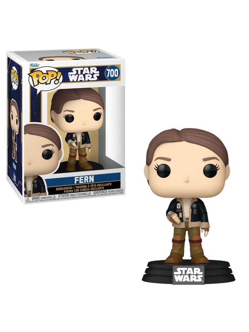 Boneco funko pop! star wars skeleton crew - fern