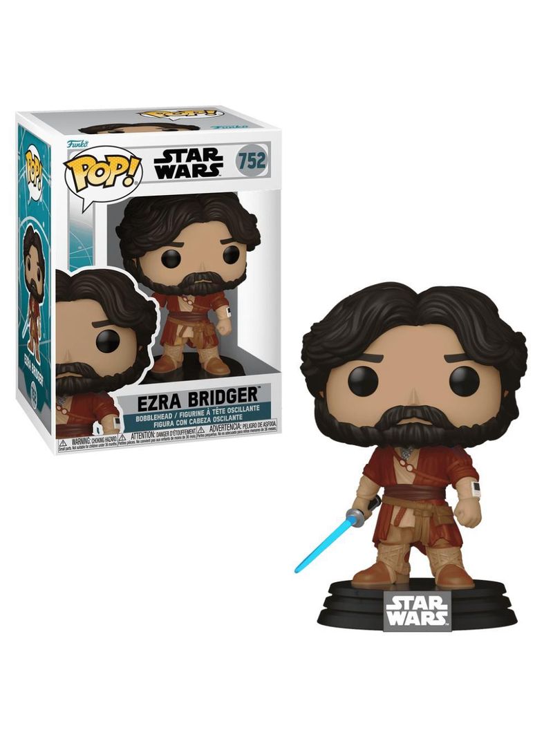 Boneco funko pop! star wars ahsoka - ezra bridger