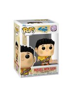 Boneco funko pop! disney - up- russel com distintivo
