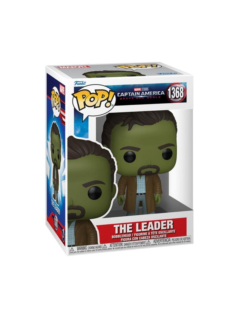 Boneco funko pop! marvel capitão américa 4 - o líder