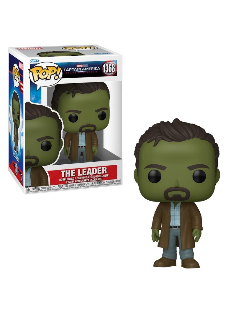 Boneco funko pop! marvel capitão américa 4 - o líder