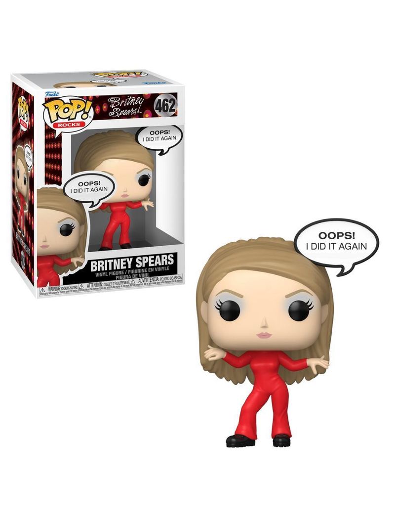 Boneco funko pop! rocks britney spears oops, i did it again