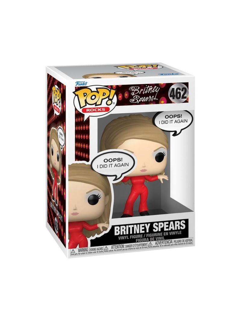 Boneco funko pop! rocks britney spears oops, i did it again