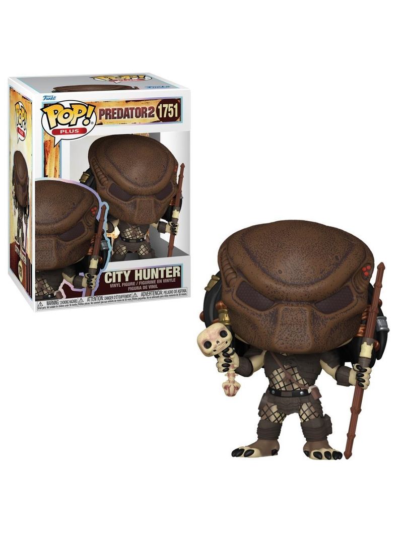 Boneco funko pop! plus o predador 2 - city hunter