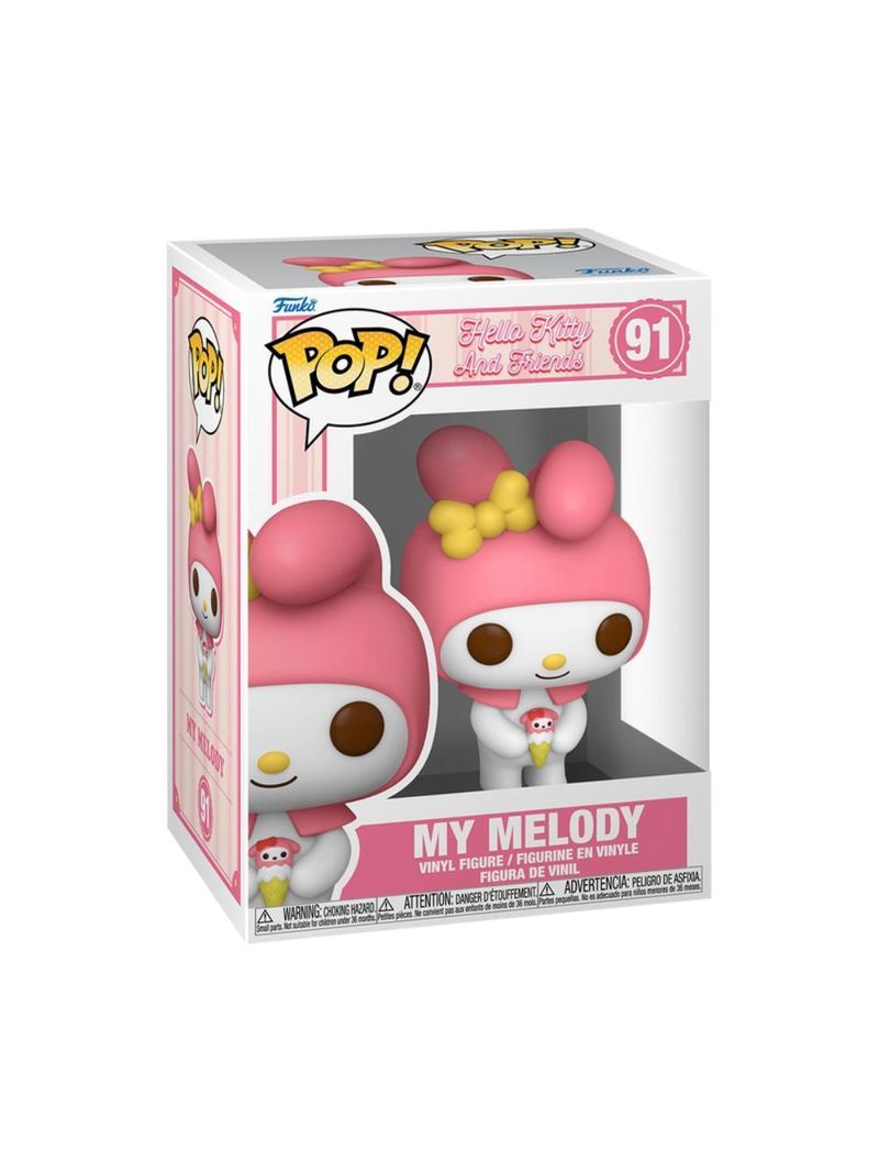 Boneco funko pop! sanrio hello kitty - my melody com sorvete