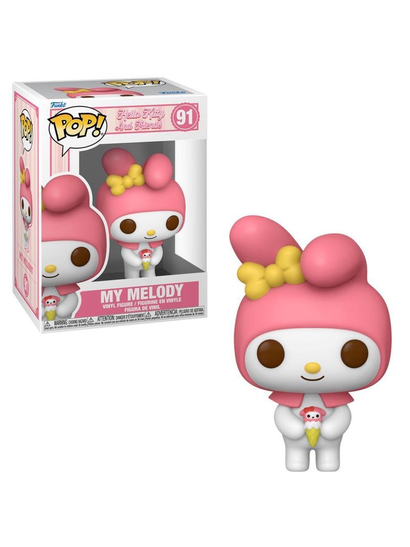 Boneco funko pop! sanrio hello kitty - my melody com sorvete