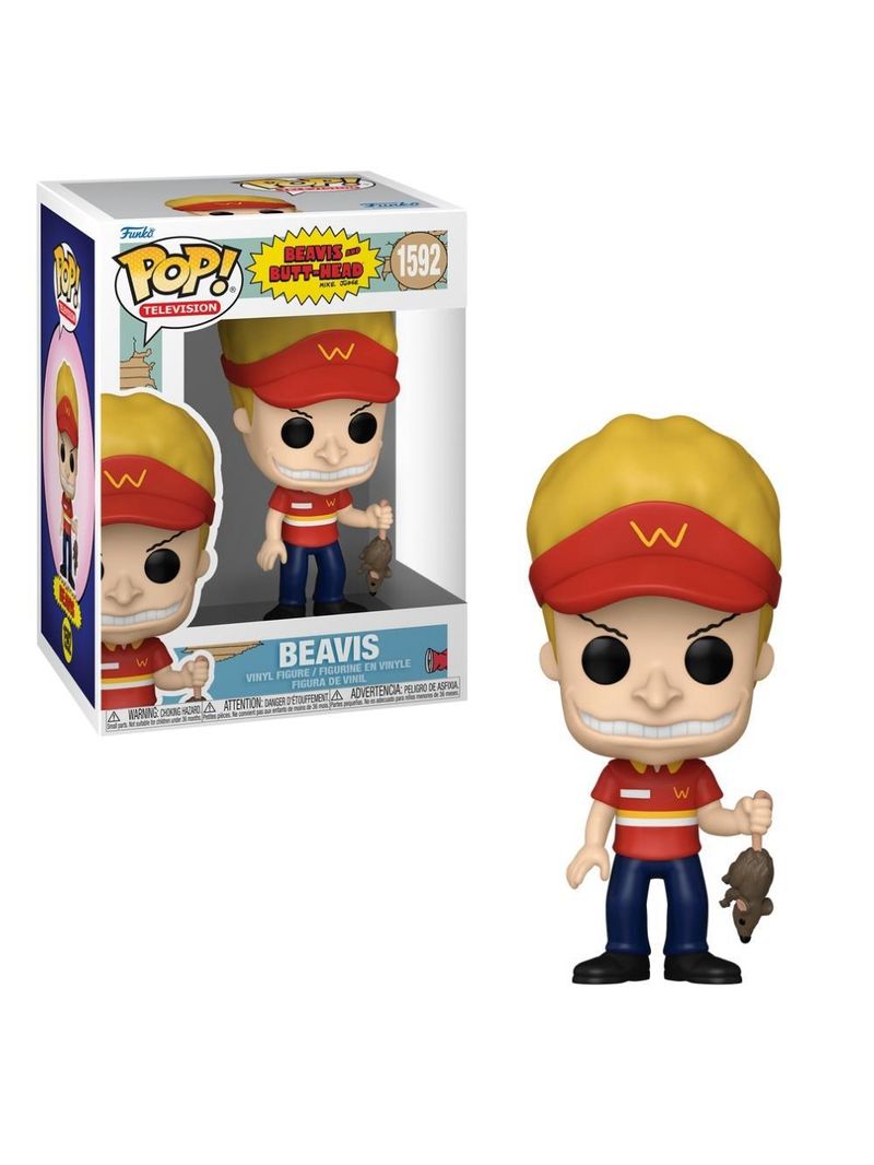 Boneco funko pop! beavis e butt-head detonam - beavis
