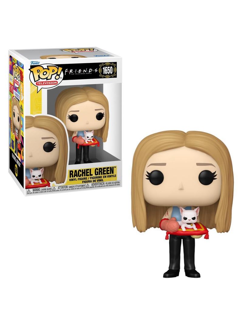 Boneco funko pop! friends - rachel e sra whiskerson