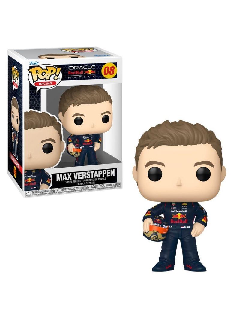 Boneco funko pop! racing - max verstappen com capacete