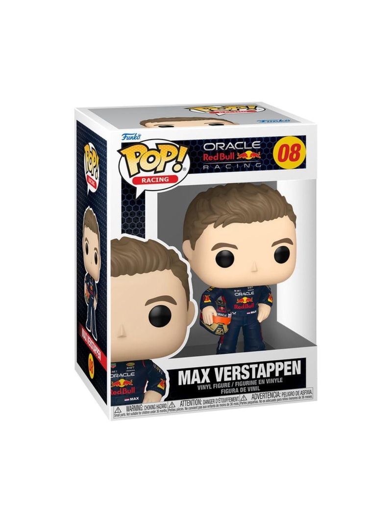 Boneco funko pop! racing - max verstappen com capacete