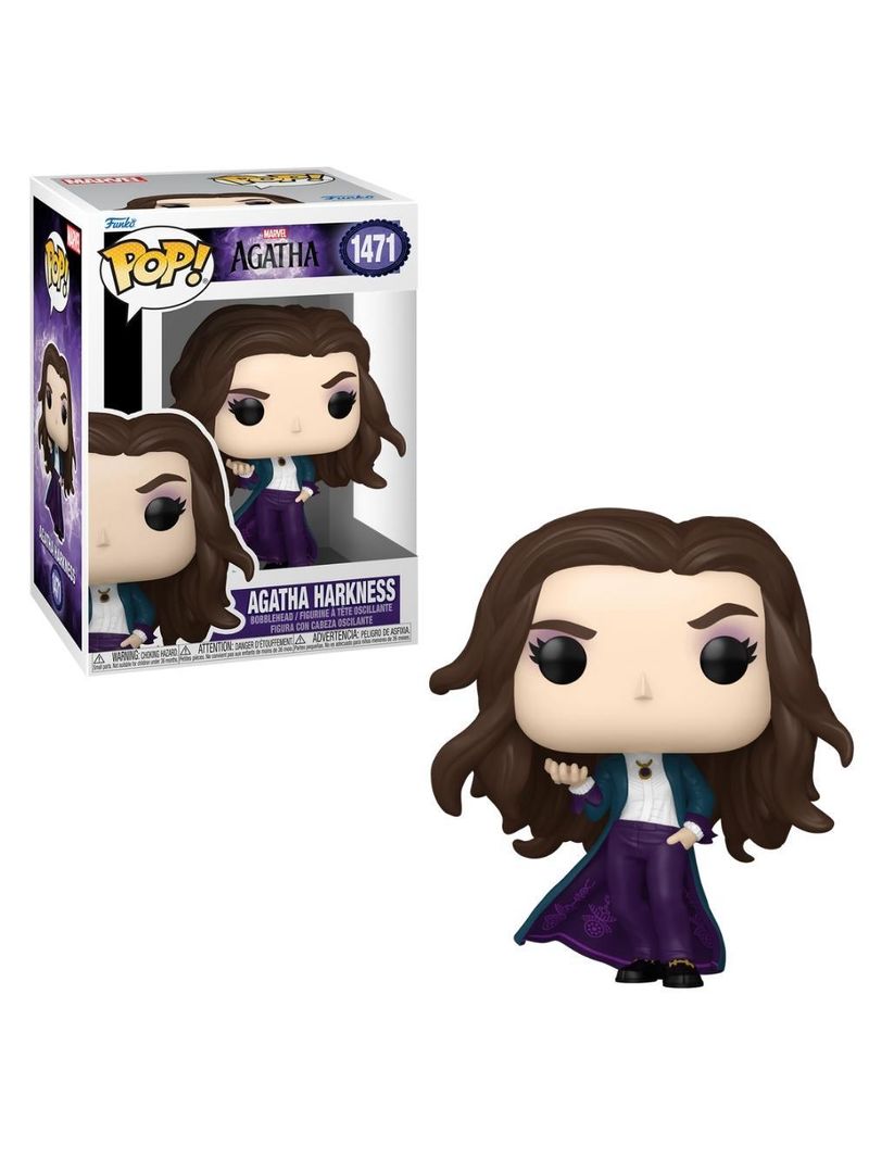Boneco funko pop! marvel agatha desde sempre agatha harkness