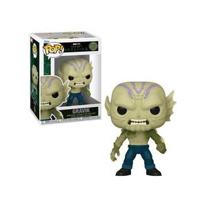 Boneco funko pop! marvel - invasão secreta - gravik