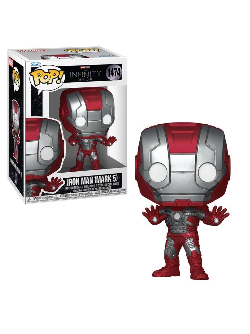 Boneco funko pop! marvel - homem de ferro 2 - mark 5