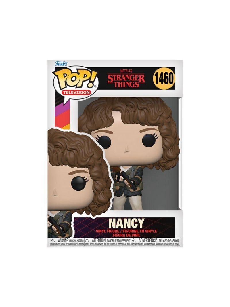 Boneco funko pop! stranger things - hunter nancy com arma