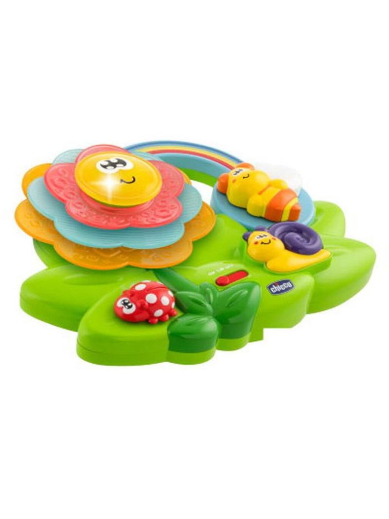 Brinquedo infantil flor sensorial com luz e som - chicco