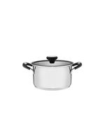 Caçarola funda aço inox com fundo triplo solar silicone 24cm - tramontina